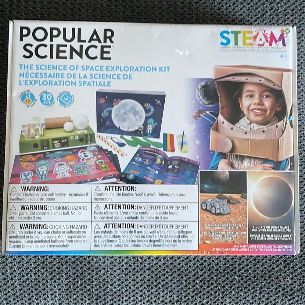 Science and space exploration kit.